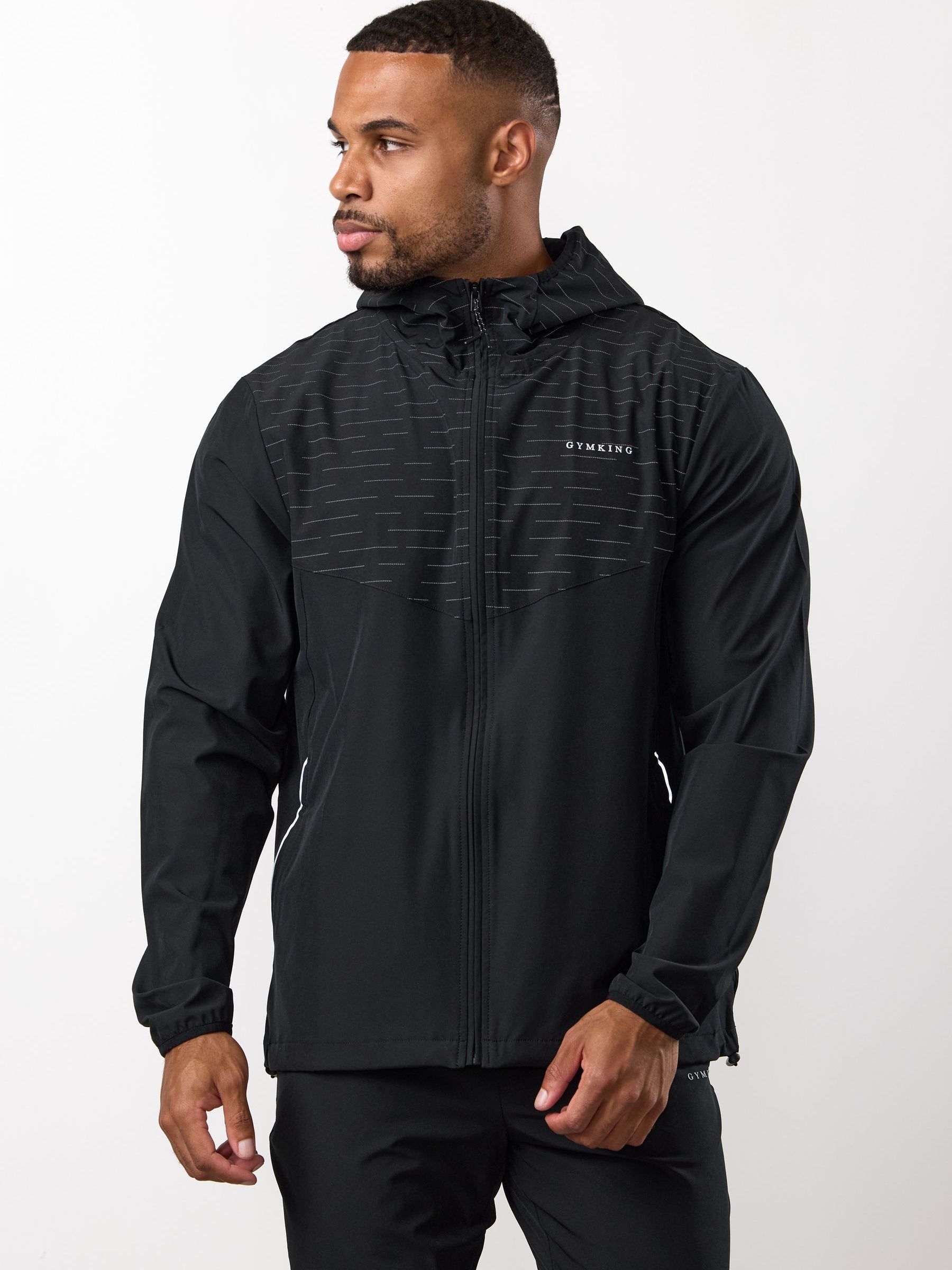 Buy Gym King Black Stamina Woven Jacket from Next USA