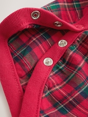 Red Check Shirt, Trousers and Braces Baby 3 Piece Set (0mths-2yrs) - Image 8 of 10