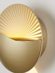 Searchlight Gold and Clear Rise 5W + 1W 3000k Wall Light - Image 4 of 4