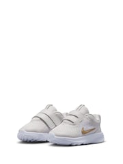 Nike White/Gold Infant Star Runner 5 Trainers - Image 5 of 10