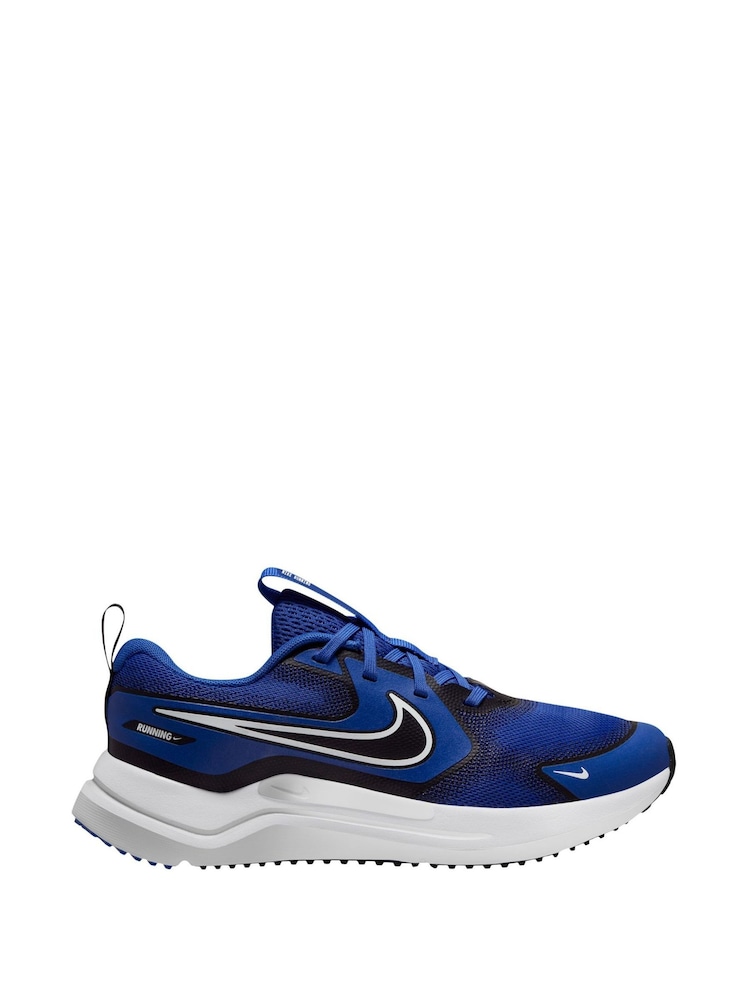 Nike Royal Blue and Black Youth Cosmic Running Trainers - Image 1 of 4
