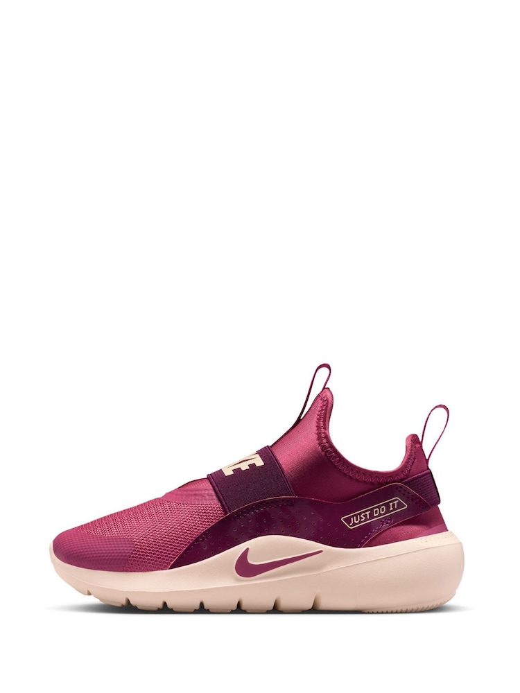 Nike Pink Beet Junior Flex Runner 4 Trainers - Image 2 of 10