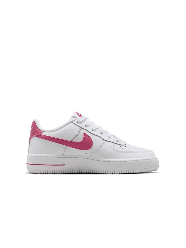 Nike White Youth Air Force 1 Trainers - Image 1 of 10 Nike White Youth Air Force 1 Trainers - Image 1 of 10