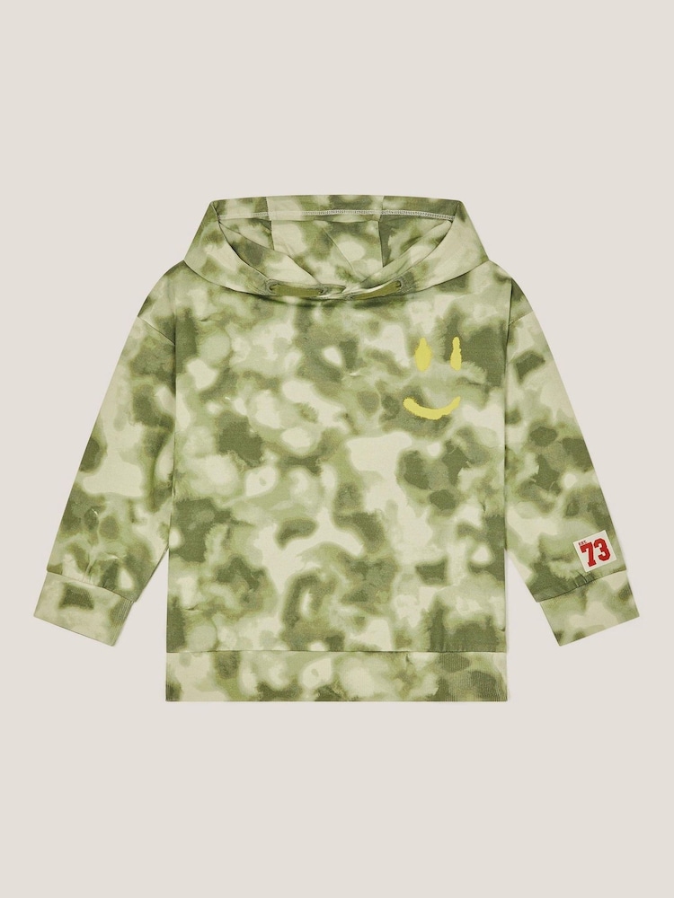 Monsoon Green Camo Tie-Dye Hoodie - Image 1 of 2