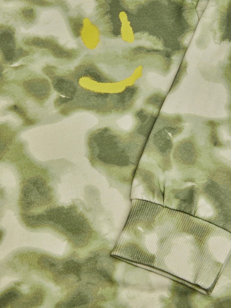 Monsoon Green Camo Tie-Dye Hoodie - Image 2 of 2