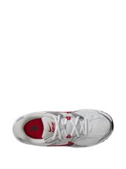 Nike White Red Youth V5 Runner Trainers - Image 3 of 4