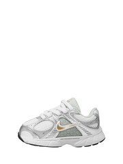 Nike White Grey Gold Infant V5 Runner Trainers - Image 2 of 4