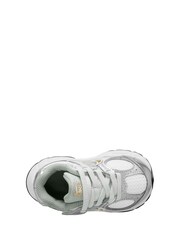 Nike White Grey Gold Infant V5 Runner Trainers - Image 3 of 4