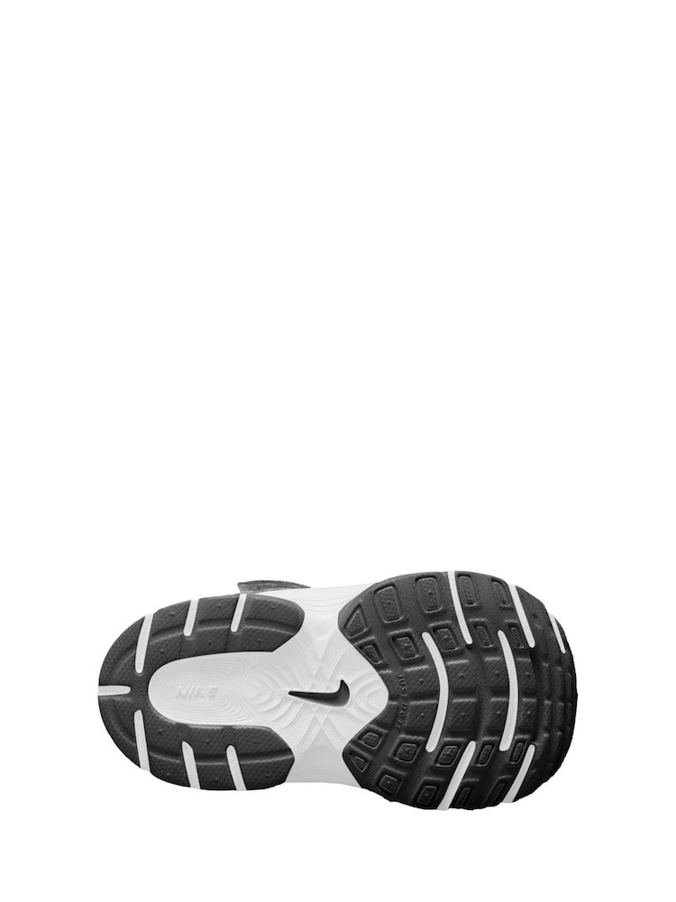 Nike White Grey Gold Infant V5 Runner Trainers - Image 4 of 4