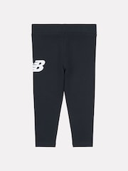 New Balance Black Kids Graphic Leggings - Image 2 of 3