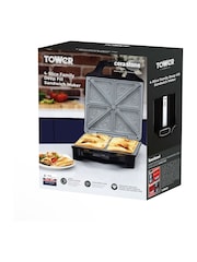 Tower Black 4 Slice Deep Sandwich Maker - Image 3 of 3