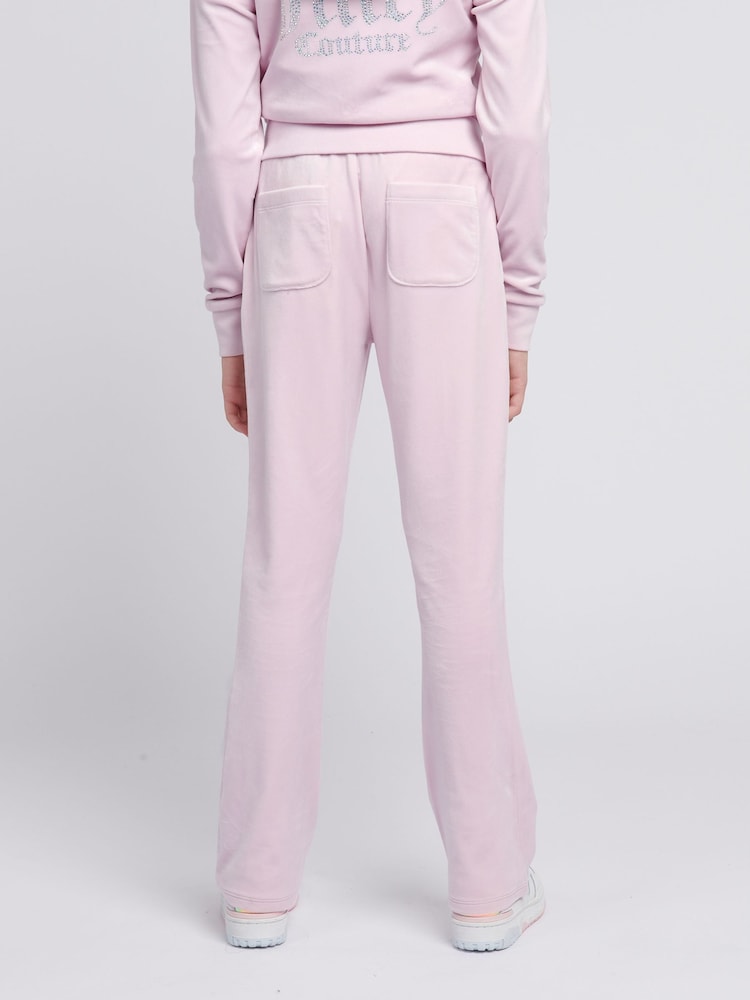 Violet închis - Juicy Couture Diamanté Bootcut Joggers - Image 3 of 7