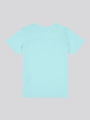 Juicy Couture Blue Girls Diamante Fitted 100% Cotton T-Shirt - Image 6 of 7