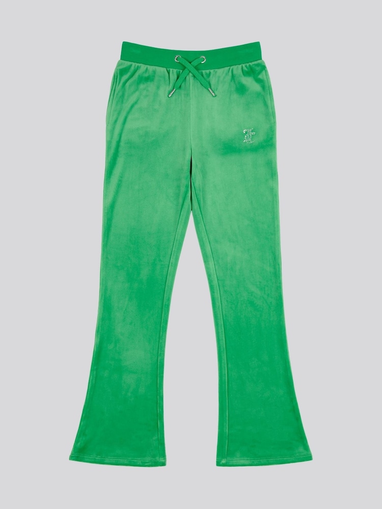 Verde deschis - Juicy Couture Diamanté Bootcut Joggers - Image 5 of 7