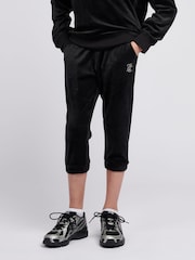 Juicy Couture Black Girls Capri Length Slim Joggers - Image 1 of 7