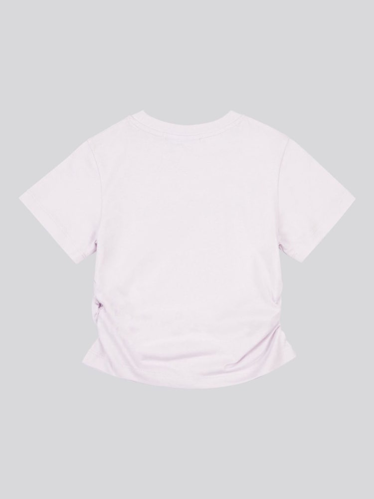 Juicy Couture Purple Girls Diamante Ringer 100% Cotton T-Shirt - Image 6 of 7