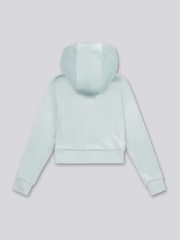 Juicy Couture Blue Girls Diamante Zip-Through Hoodie - Image 6 of 7