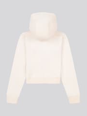 Juicy Couture Cream Girls Tonal Velour Zip Up Hoodie - Image 6 of 7