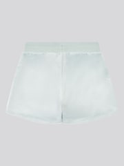Juicy Couture Light Blue Girls Tonal Embroidered Velour Shorts - Image 6 of 7