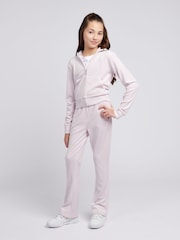 Juicy Couture Dark Purple Diamanté Zip Through Hoodie - Image 2 of 9