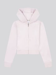 Juicy Couture Dark Purple Diamanté Zip Through Hoodie - Image 6 of 9