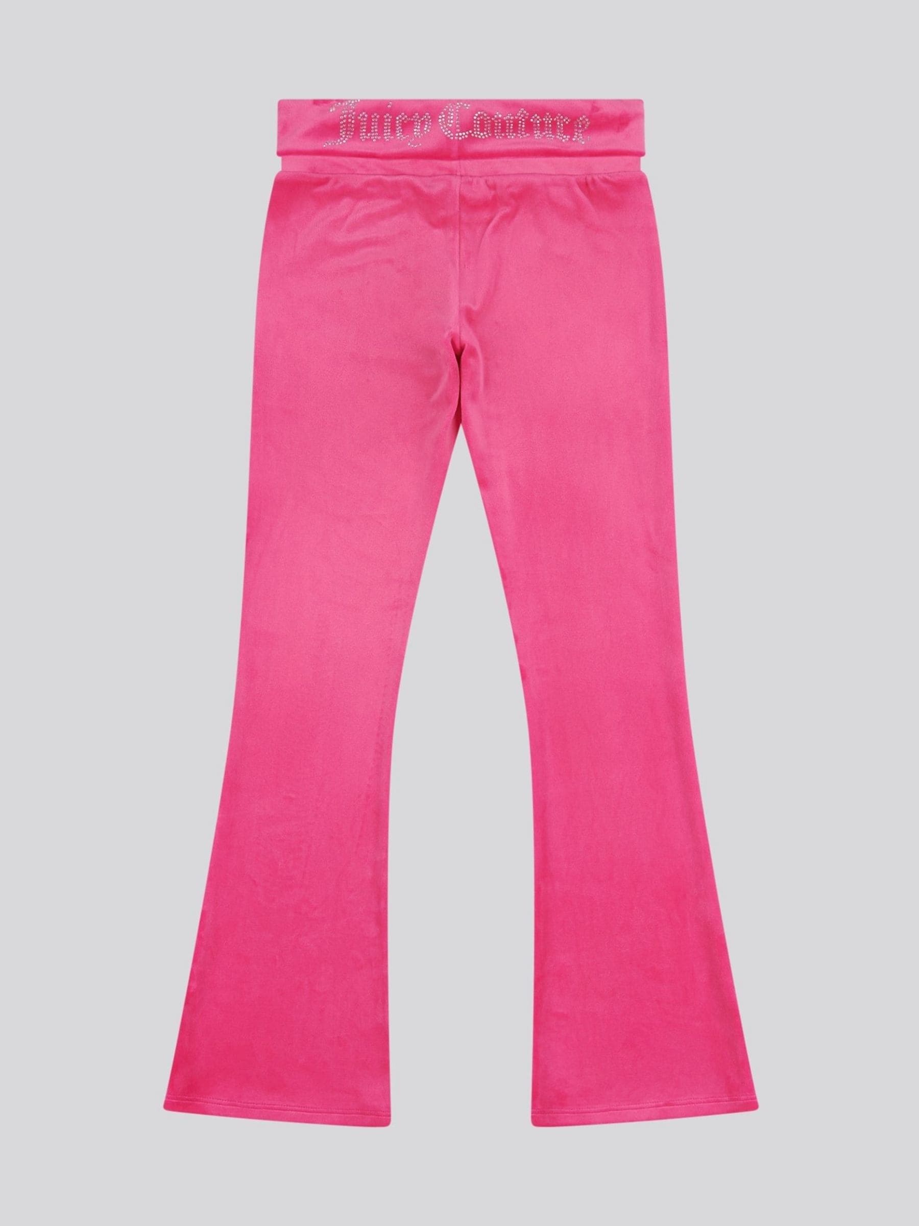 Buy Juicy Couture Pink Fold Over Waist Joggers from Next USA