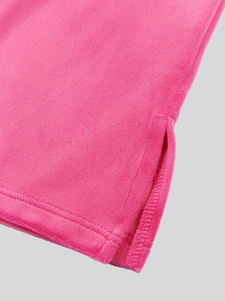 Juicy Couture Pink Girls Fold Over Waist Joggers - Image 8 of 8