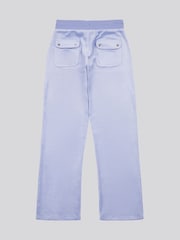 Juicy Couture Dark Blue Tonal Wide Leg Trousers - Image 6 of 7
