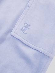 Juicy Couture Dark Blue Tonal Wide Leg Trousers - Image 7 of 7