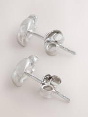 Sterling Silver Knot Stud Earrings - Image 3 of 3