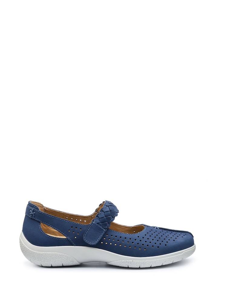 Hotter Blue Wide Fit Quake II Touch-Fastening Shoes - Image 1 of 4