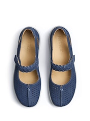 Hotter Blue Wide Fit Quake II Touch-Fastening Shoes - Image 4 of 4