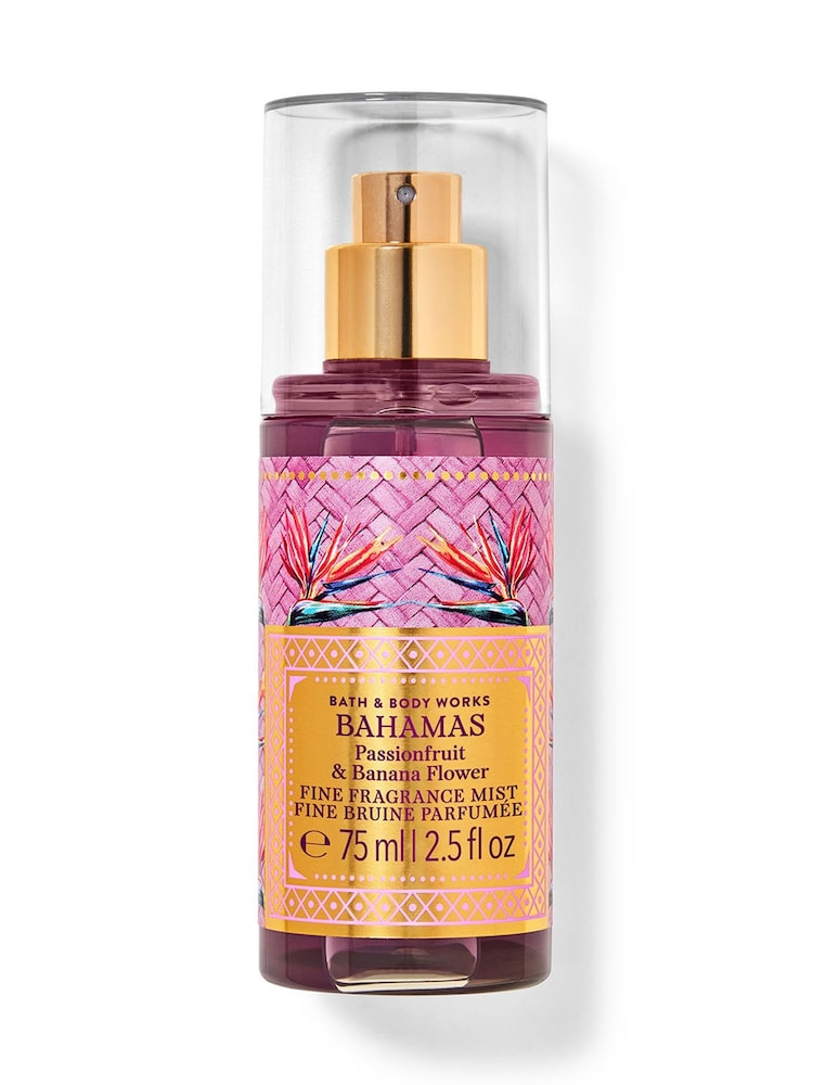 Bath & Body Works Passion fruit and Banana Flower Travel Fine Fragrance Mist 2.5 fl oz / 75 mL - Image 1 of 1