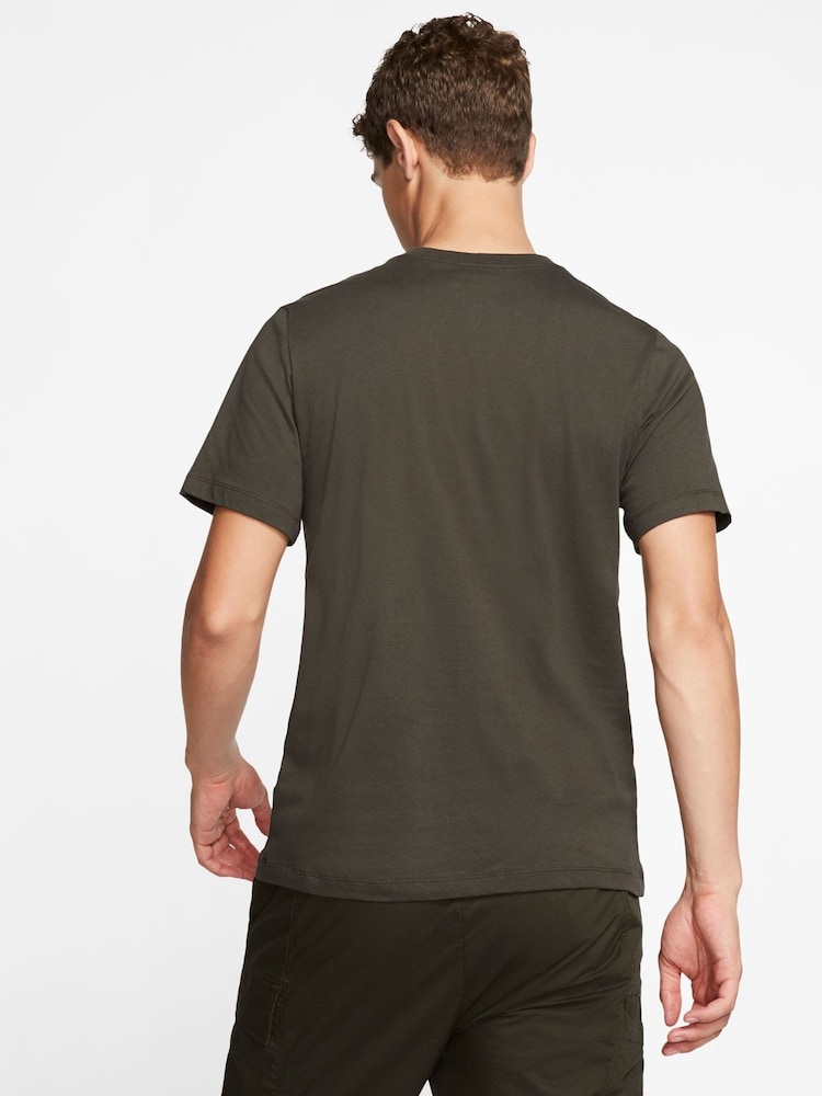 Nike Dark Brown Club T-Shirt - Image 2 of 6