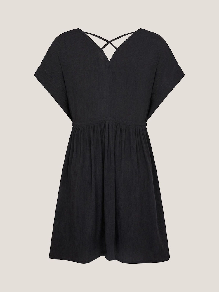 Черный - Monsoon Crochet Kaftan Dress - Изображение 2 из 3
