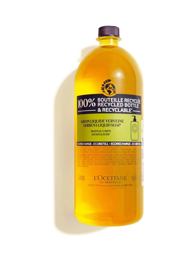 L'OCCITANE' Shea Verbena Hands & Body Liquid Soap Refill 500ml - Image 1 of 3