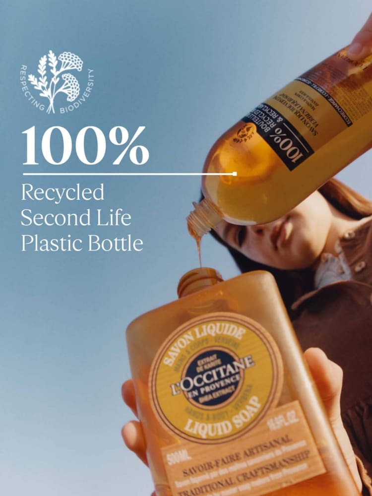 L'OCCITANE' Shea Verbena Hands & Body Liquid Soap Refill 500ml - Image 3 of 3