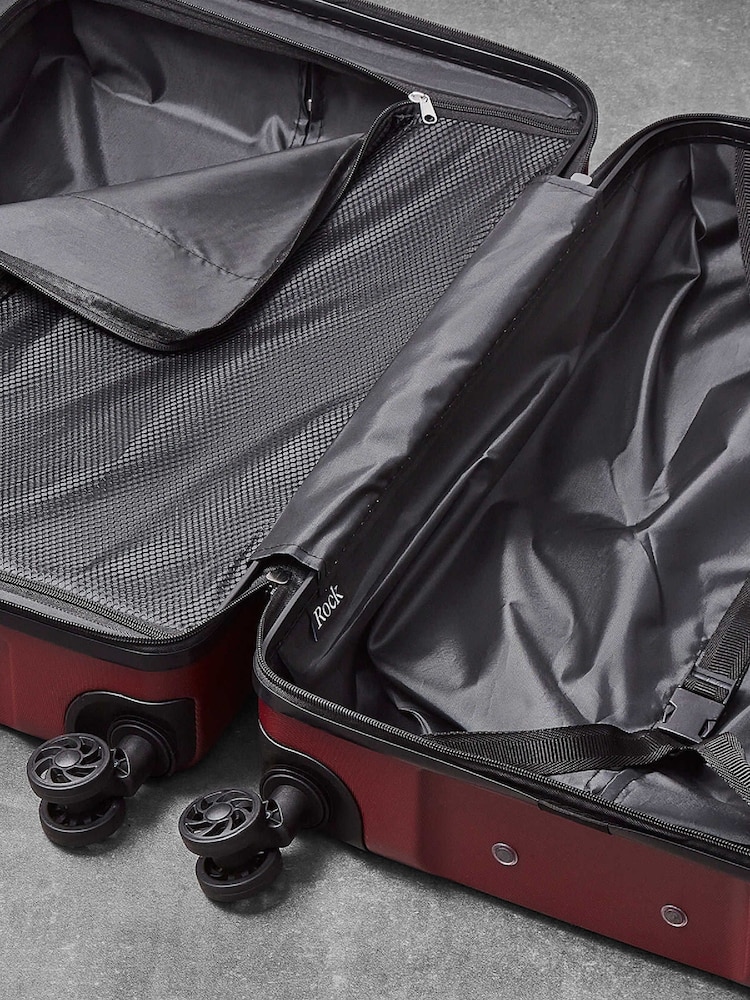Красный - Черный чемодан Rock Luggage Lincoln - Изображение 4 из 4