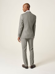 Natural - Skopes Slim Fit Jodrell Tweed Effect Suit Jacket - Imagem 7 de 8