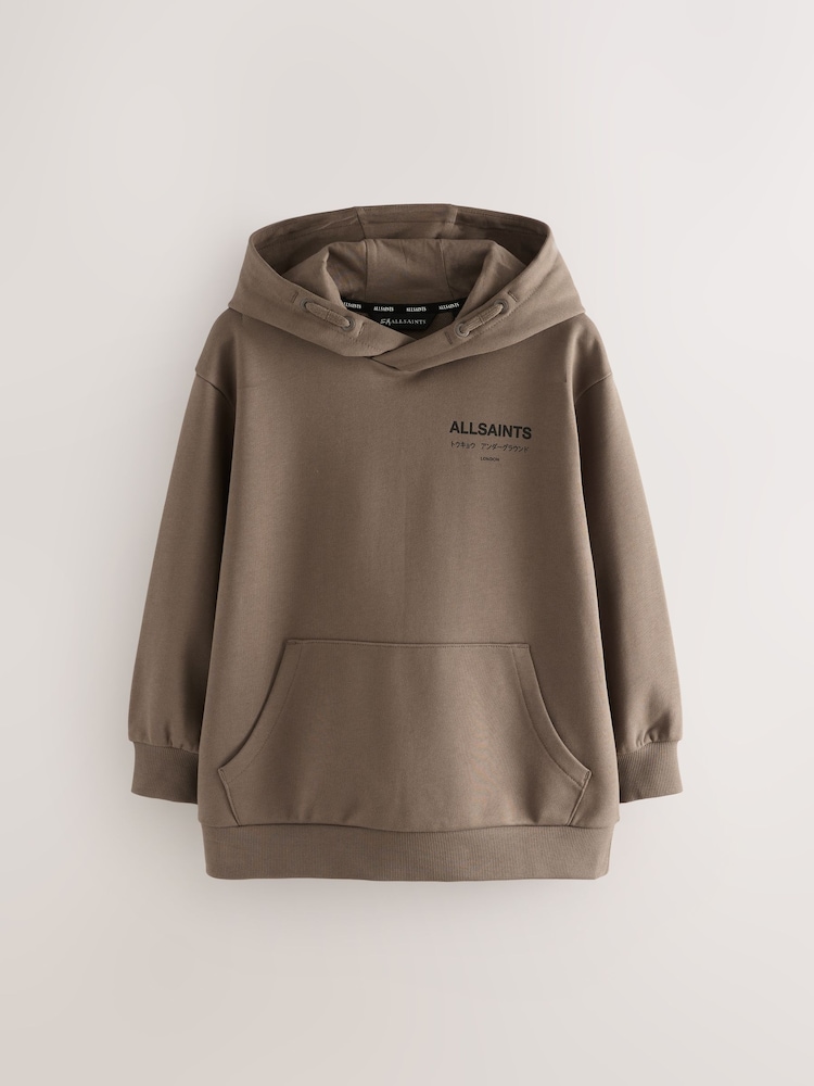 Braun - smALLSAINTS Übergroßer Underground Pullover Hoodie - Bild 1 von 6 Braun - smALLSAINTS Übergroßer Underground Pullover Hoodie - Bild 1 von 6