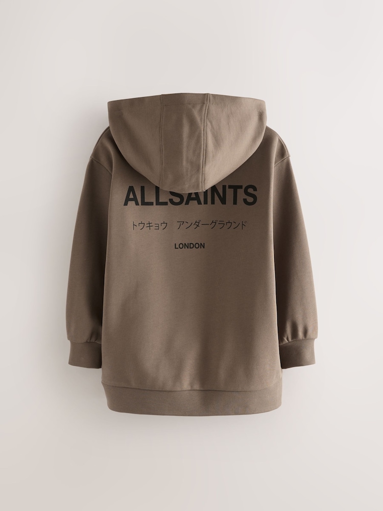 Braun - smALLSAINTS Übergroßer Underground Pullover Hoodie - Bild 2 von 6 Braun - smALLSAINTS Übergroßer Underground Pullover Hoodie - Bild 2 von 6