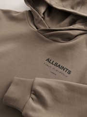 Braun - smALLSAINTS Übergroßer Underground Pullover Hoodie - Bild 4 von 6