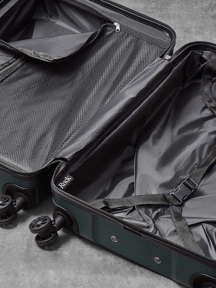 Rock Luggage  Lincoln Suitcases Black 3pc Set - Image 2 of 4