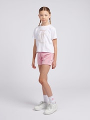Rosa - Juicy Couture Girls Boxy T-Shirt & Velour Shorts Set - Imagen 2 de 10