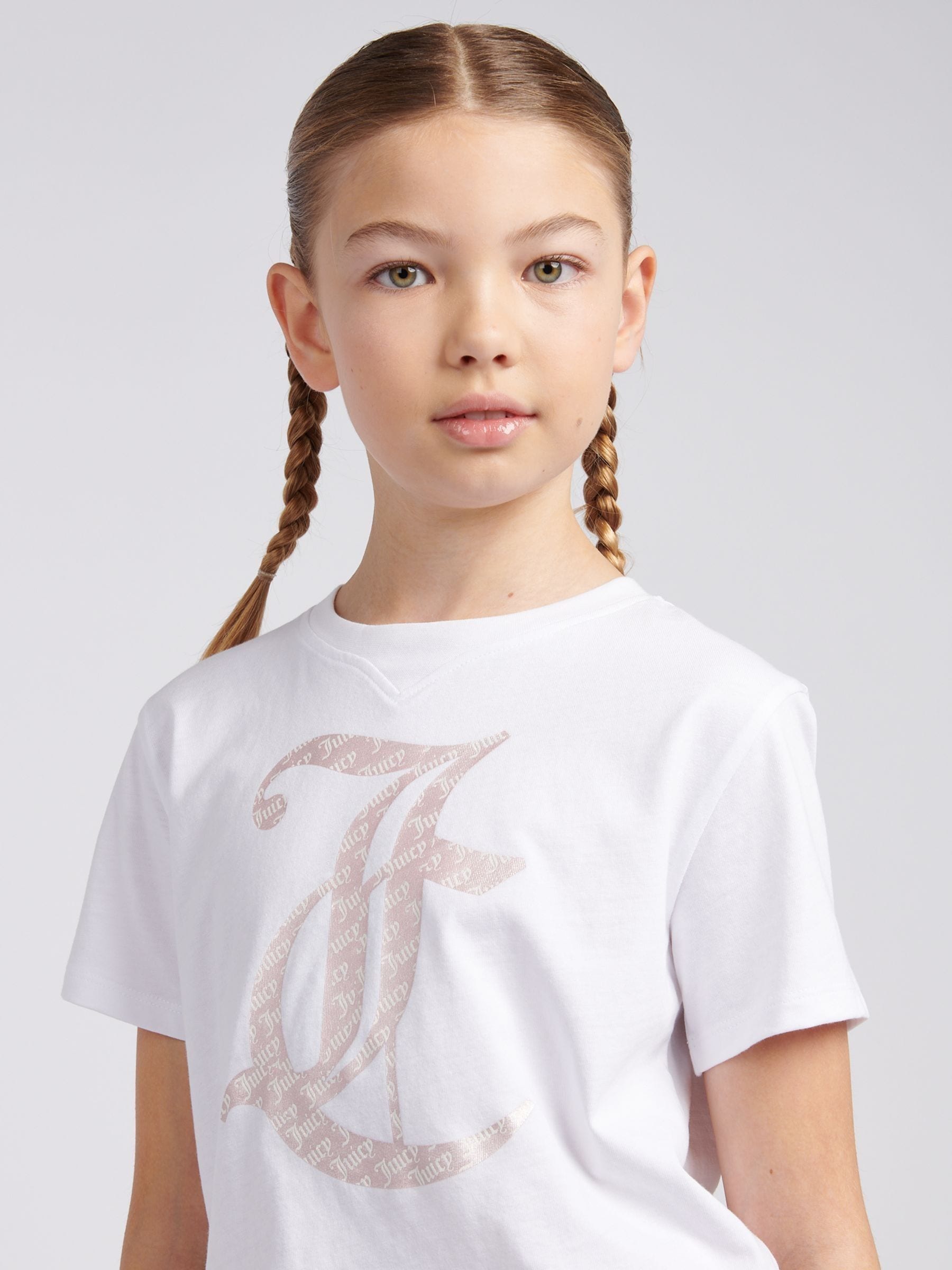 Next：日本 ピンク - Juicy Couture ガールズ ボクシー Tシャツ