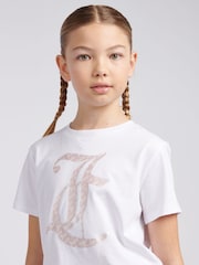 Rosa - Juicy Couture Girls Boxy T-Shirt & Velour Shorts Set - Imagen 5 de 10