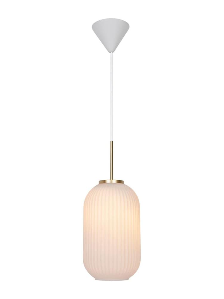 Nordlux Opal White Milford 20 Pendant Ceiling Light - Image 1 of 3