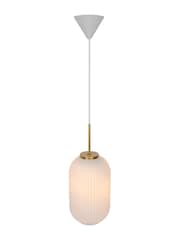 Nordlux Opal White Milford 20 Pendant Ceiling Light - Image 2 of 3