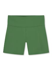 Puma Green Womens Train 5" High Waist Tight Shorts - Image 1 of 2