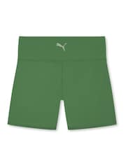 Puma Green Womens Train 5" High Waist Tight Shorts - Image 2 of 2